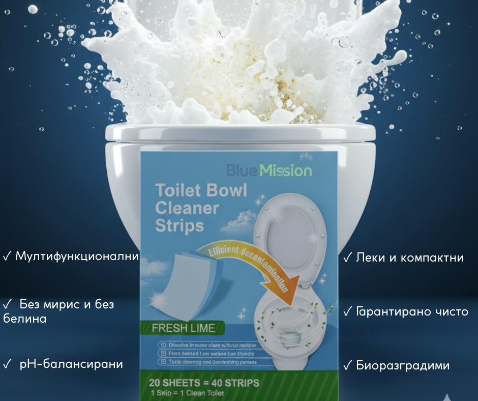 BlueMission Мултифункционални Еко Кърпички за Баня и Тоалетна − 30%