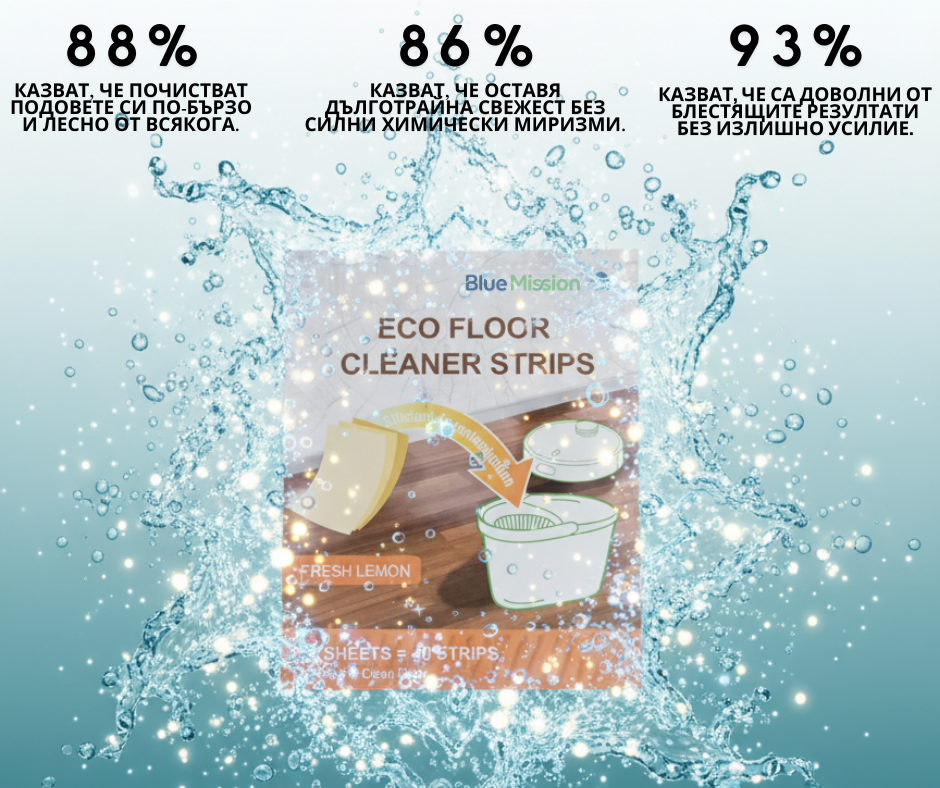 BlueMission Еко Кърпички за Под − 30%