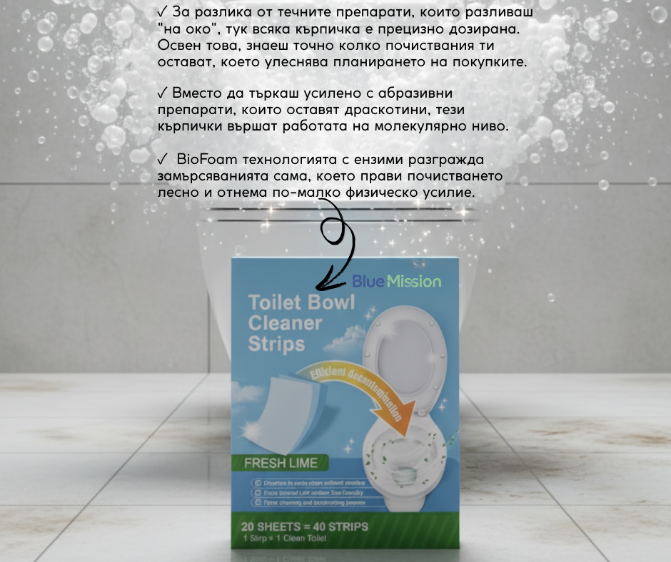 BlueMission Мултифункционални Еко Кърпички за Баня