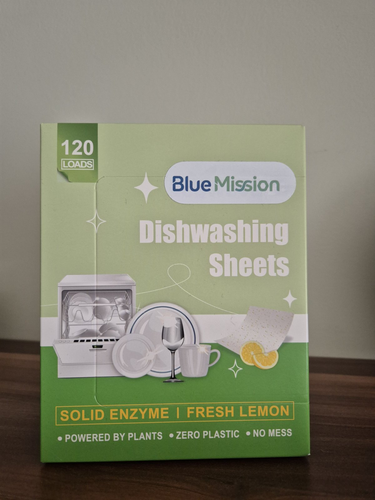 20% BlueMission Кърпички с ЕНЗИМИ за съдомиялна