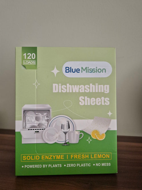 20% BlueMission Кърпички с ЕНЗИМИ за съдомиялна