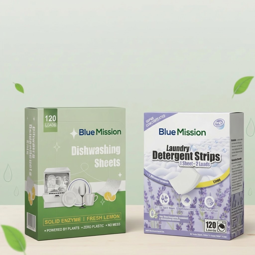 BlueMission Duo Pack – кърпички за пране и кърпички за съдомиялна