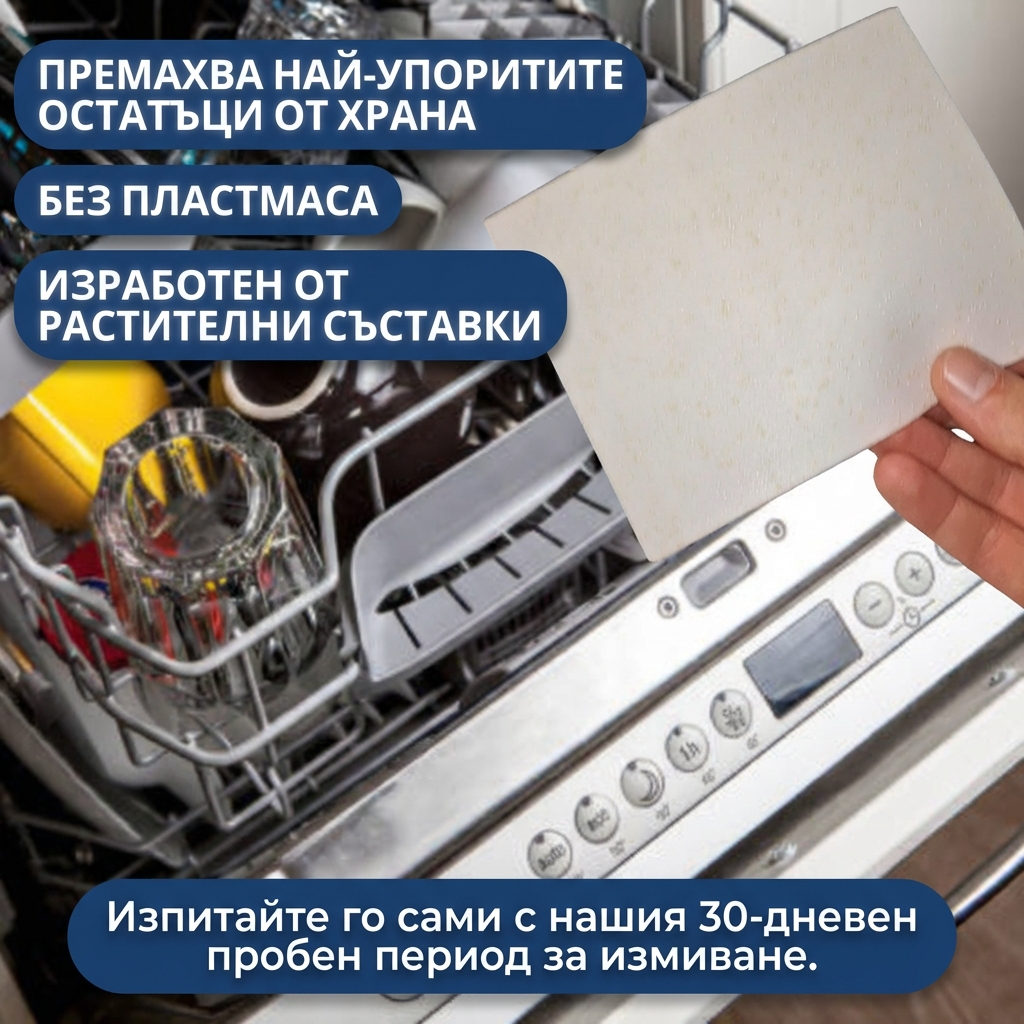 BlueMission Еко Кърпички с ЕНЗИМИ за Съдомиялна − 30%