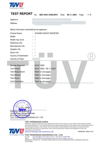 Перли на свежестта — 98%, за 14 дни · TÜV Thüringen